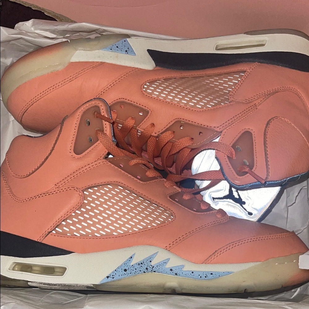 A used pair of DJ kaled Jordan 5s size 13